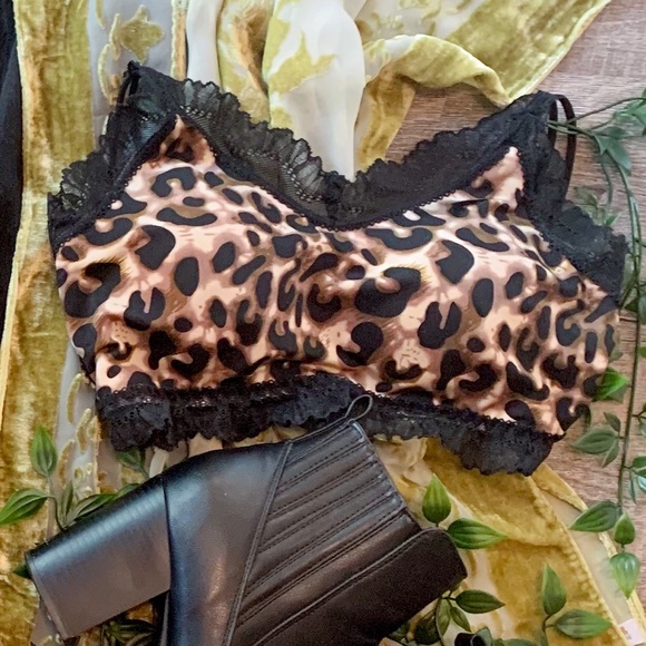 Leopard Lace Bralette - Picture 3 of 3